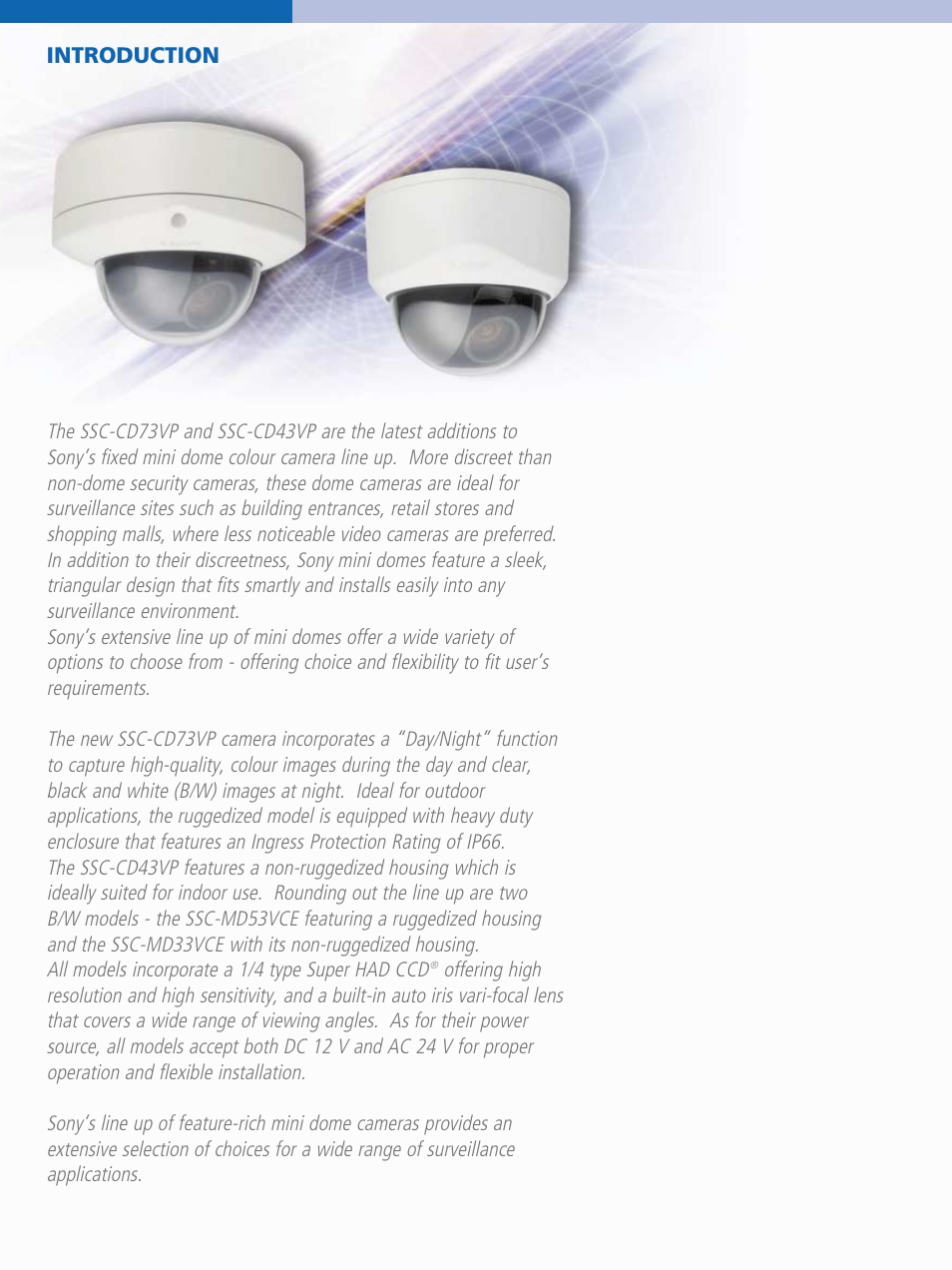 Sony SSC-MD53VCE User Manual | Page 2 / 6