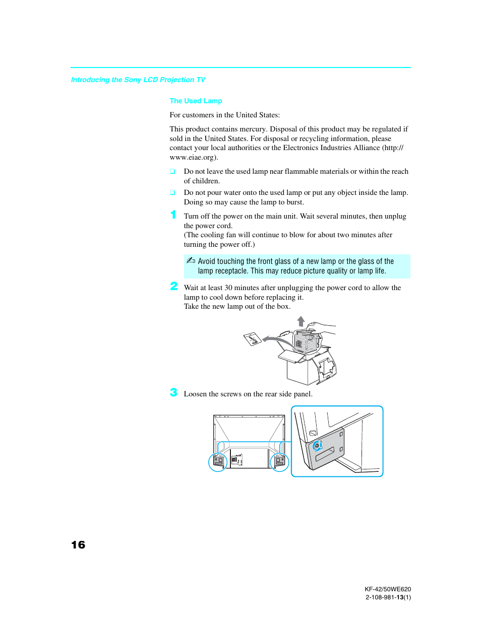 Sony KF-42WE620 User Manual | Page 16 / 95