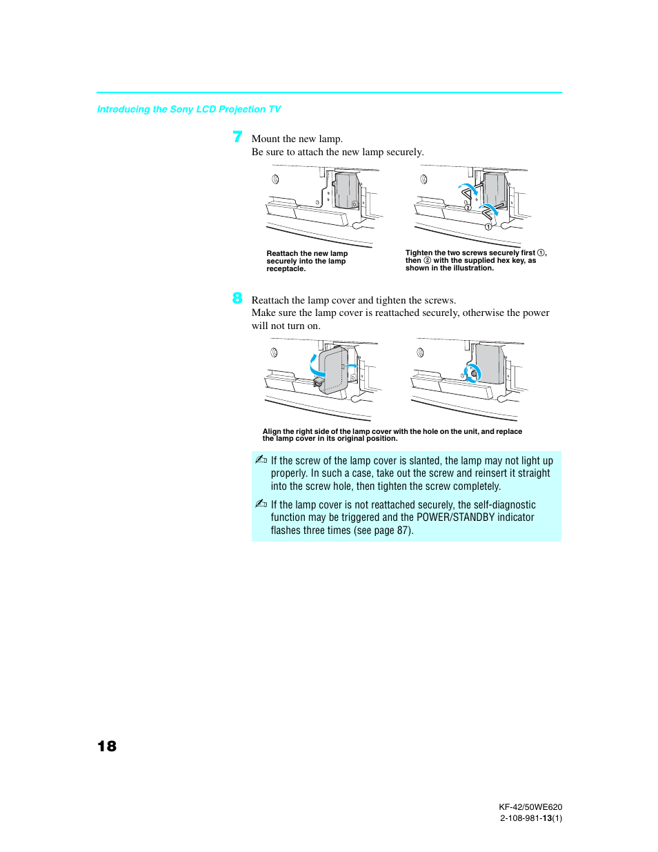 Sony KF-42WE620 User Manual | Page 18 / 95