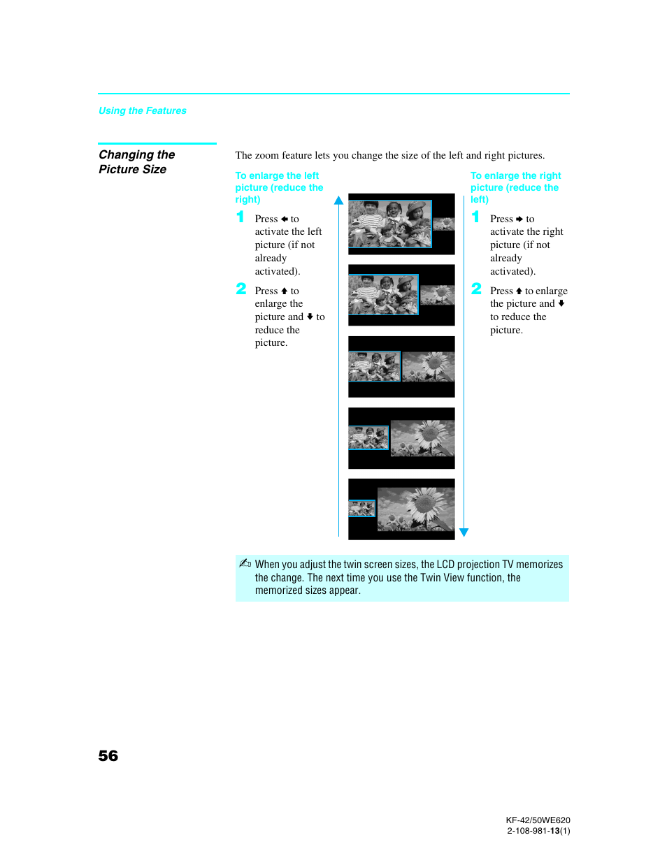 Sony KF-42WE620 User Manual | Page 56 / 95