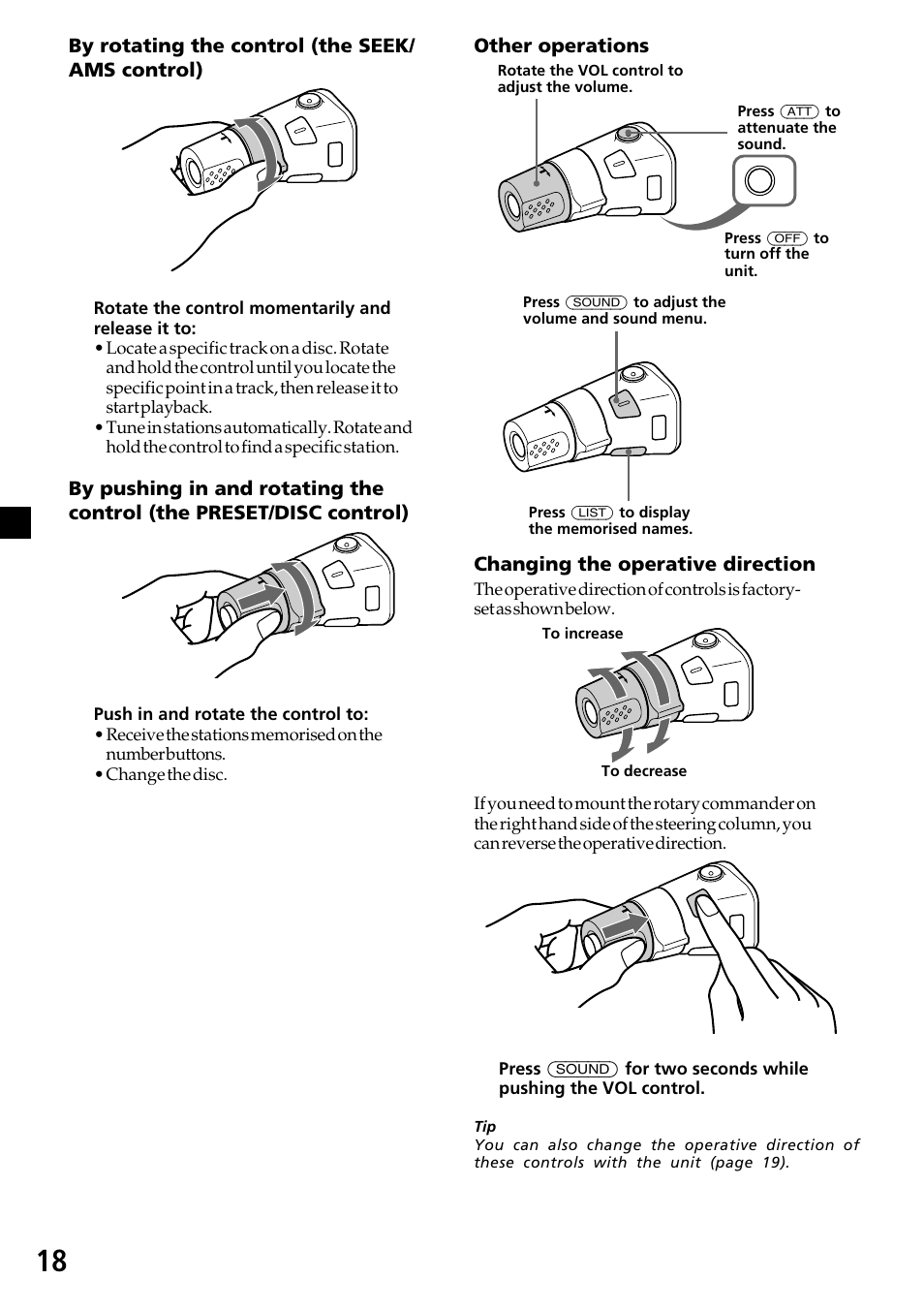 Sony MDX-C7970R User Manual | Page 18 / 116