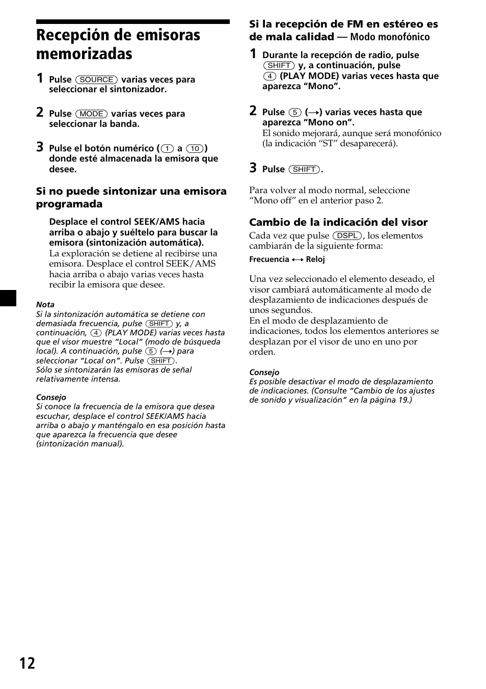 Sony MDX-C7970R User Manual | Page 40 / 116