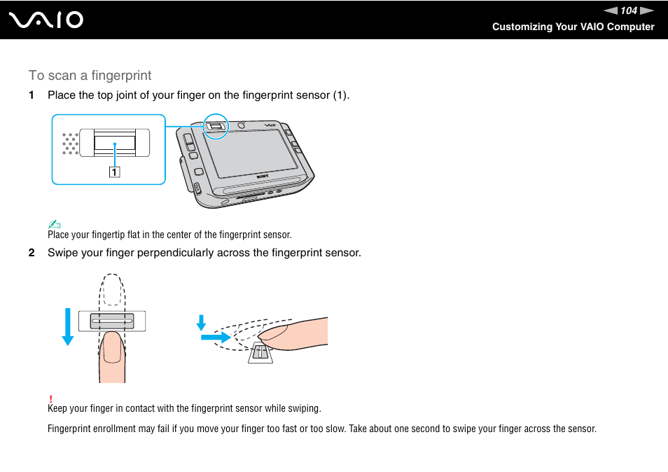 Sony ICD VGN-UX200 User Manual | Page 104 / 194