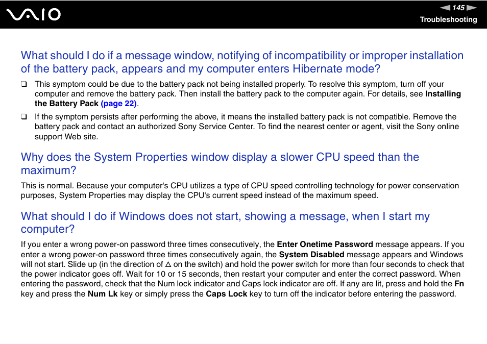 Sony ICD VGN-UX200 User Manual | Page 145 / 194