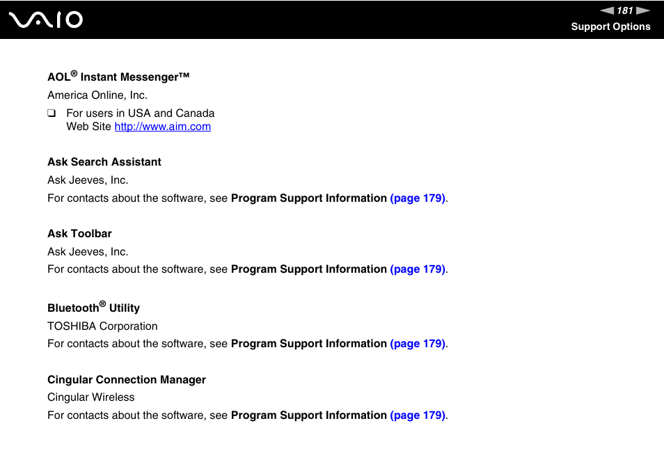 Sony ICD VGN-UX200 User Manual | Page 181 / 194