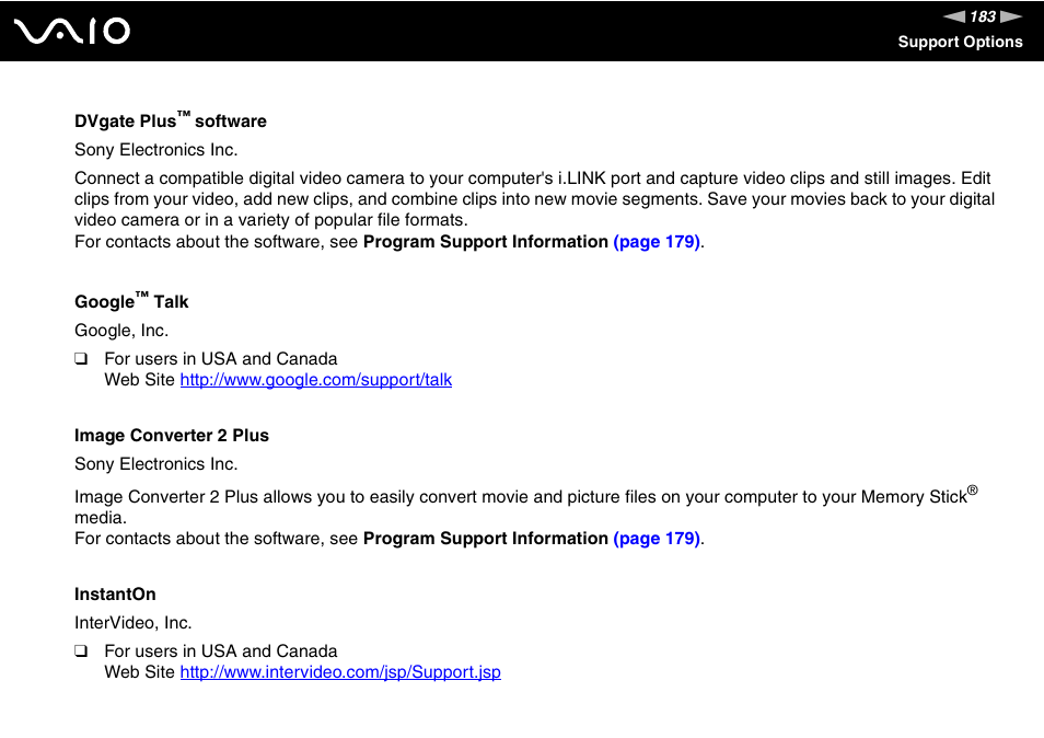 Sony ICD VGN-UX200 User Manual | Page 183 / 194