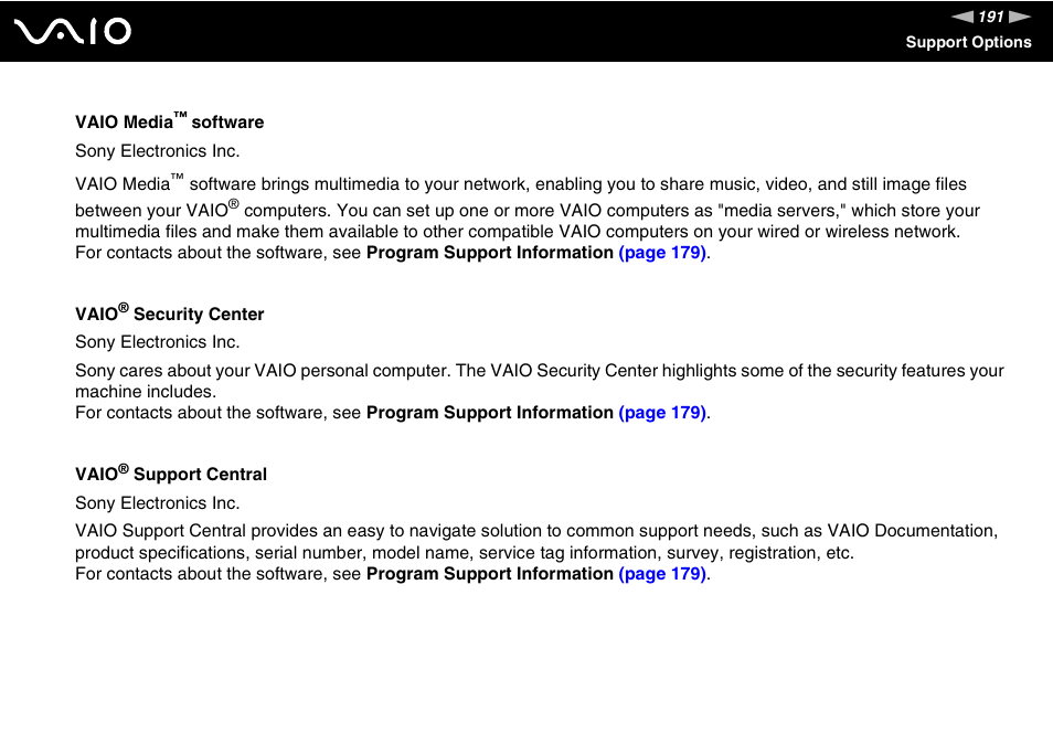 Sony ICD VGN-UX200 User Manual | Page 191 / 194