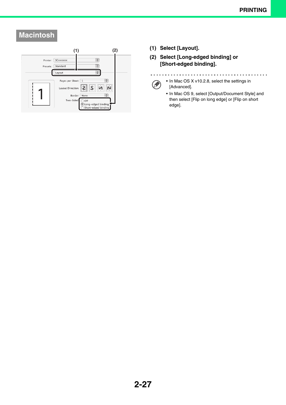 Macintosh | Sony MX-C400P User Manual | Page 106 / 257