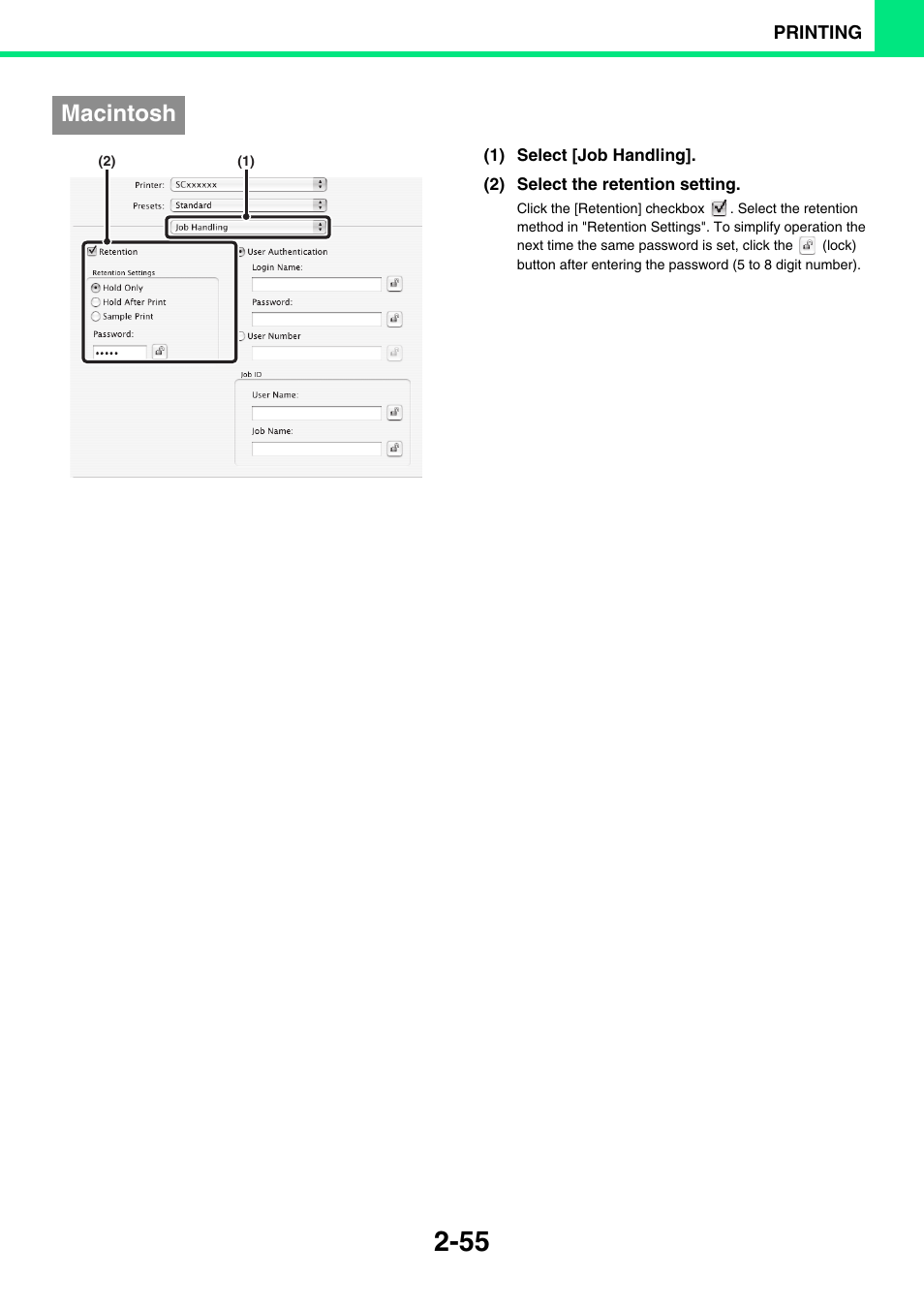 Macintosh | Sony MX-C400P User Manual | Page 134 / 257