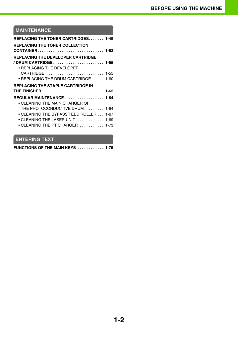 Sony MX-C400P User Manual | Page 5 / 257