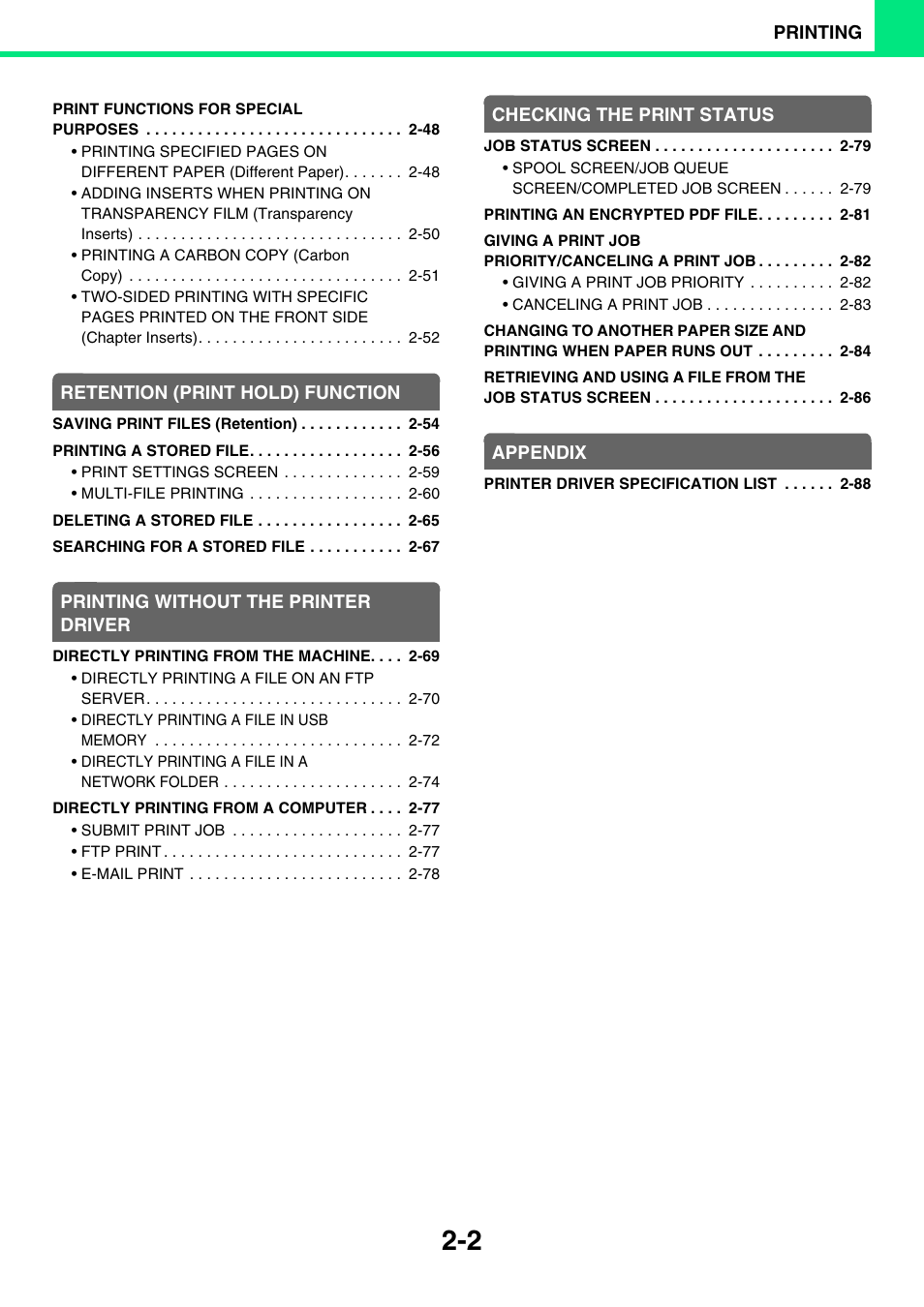 Sony MX-C400P User Manual | Page 81 / 257