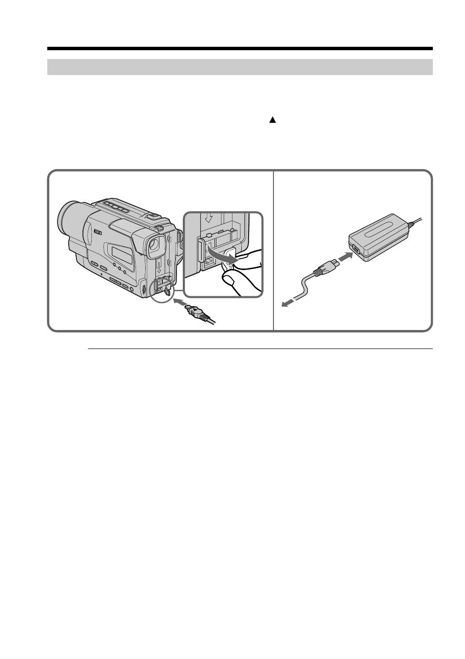 Connecting to a wall outlet | Sony AC-L User Manual | Page 16 / 72