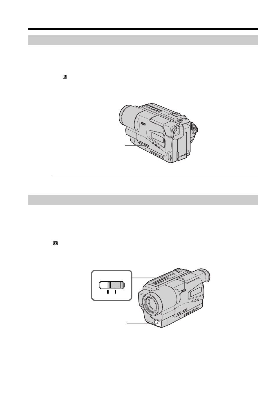 Shooting backlit subjects – back light, Shooting in the dark – nightshot, Shooting backlit subjects | Back light, Shooting in the dark, Nightshot, Recording a picture | Sony AC-L User Manual | Page 24 / 72