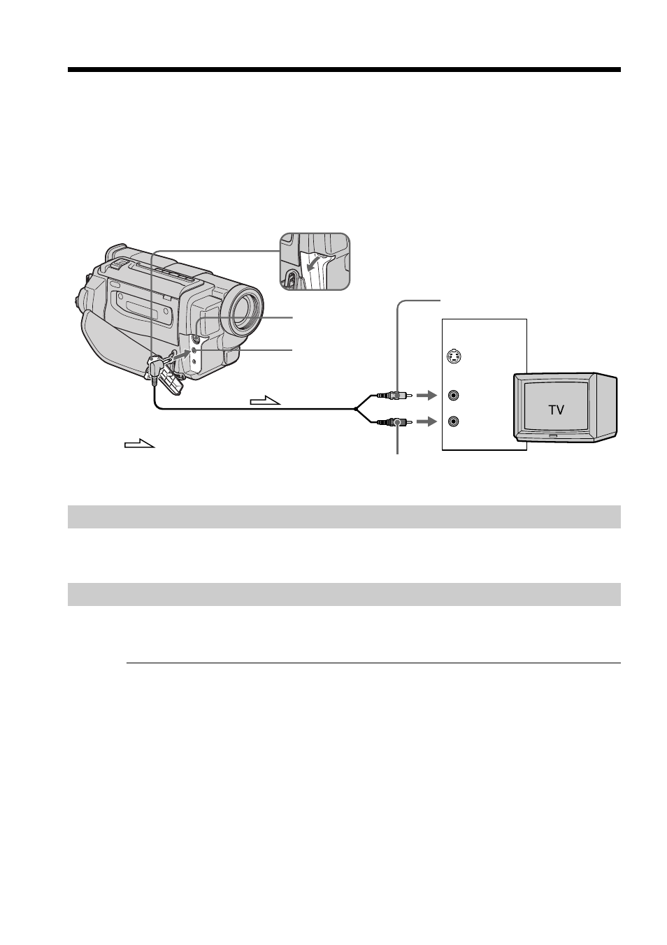 Playback – basics, Connections for playback | Sony AC-L User Manual | Page 26 / 72