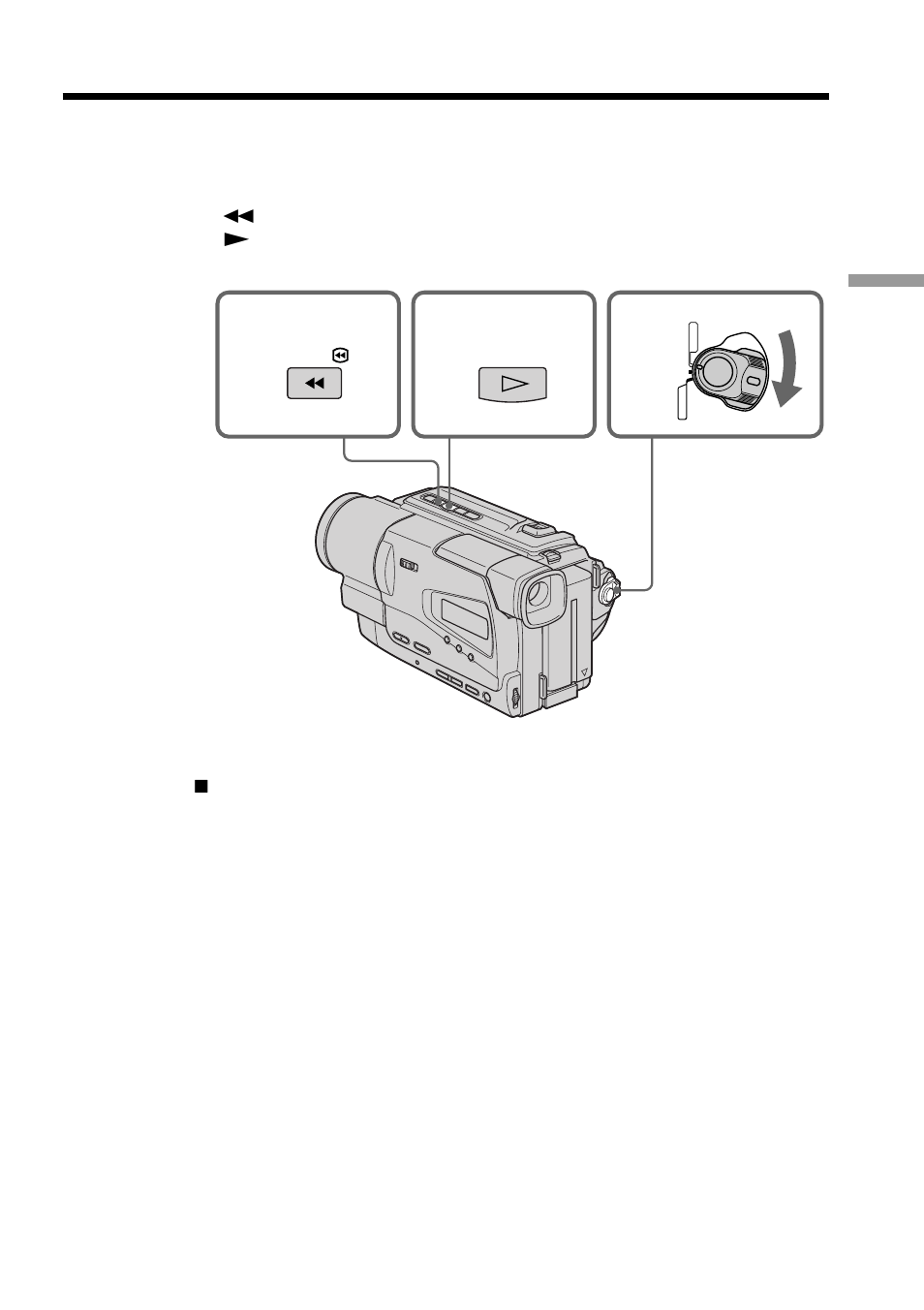 Playing back a tape | Sony AC-L User Manual | Page 27 / 72