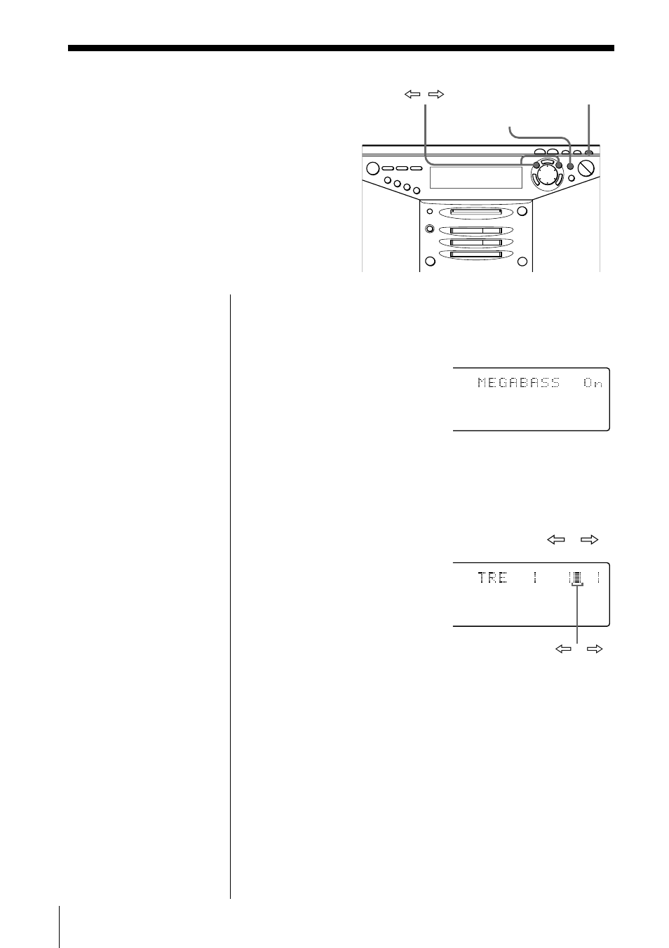 Ajuste del énfasis de sonido | Sony ZS-M7 User Manual | Page 114 / 126