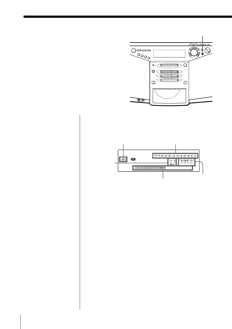 Using the display | Sony ZS-M7 User Manual | Page 12 / 126