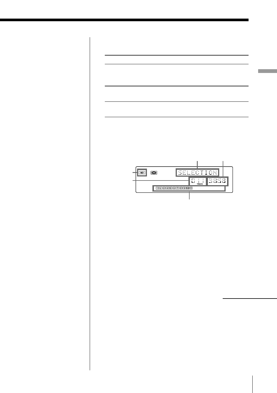 The cd player•the md player, During stop (md) | Sony ZS-M7 User Manual | Page 13 / 126