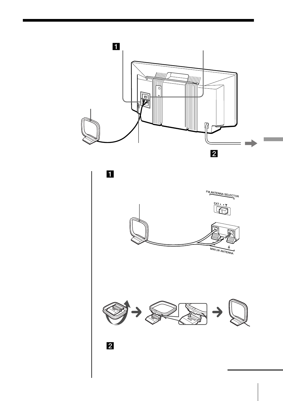 Preparing the system | Sony ZS-M7 User Manual | Page 49 / 126
