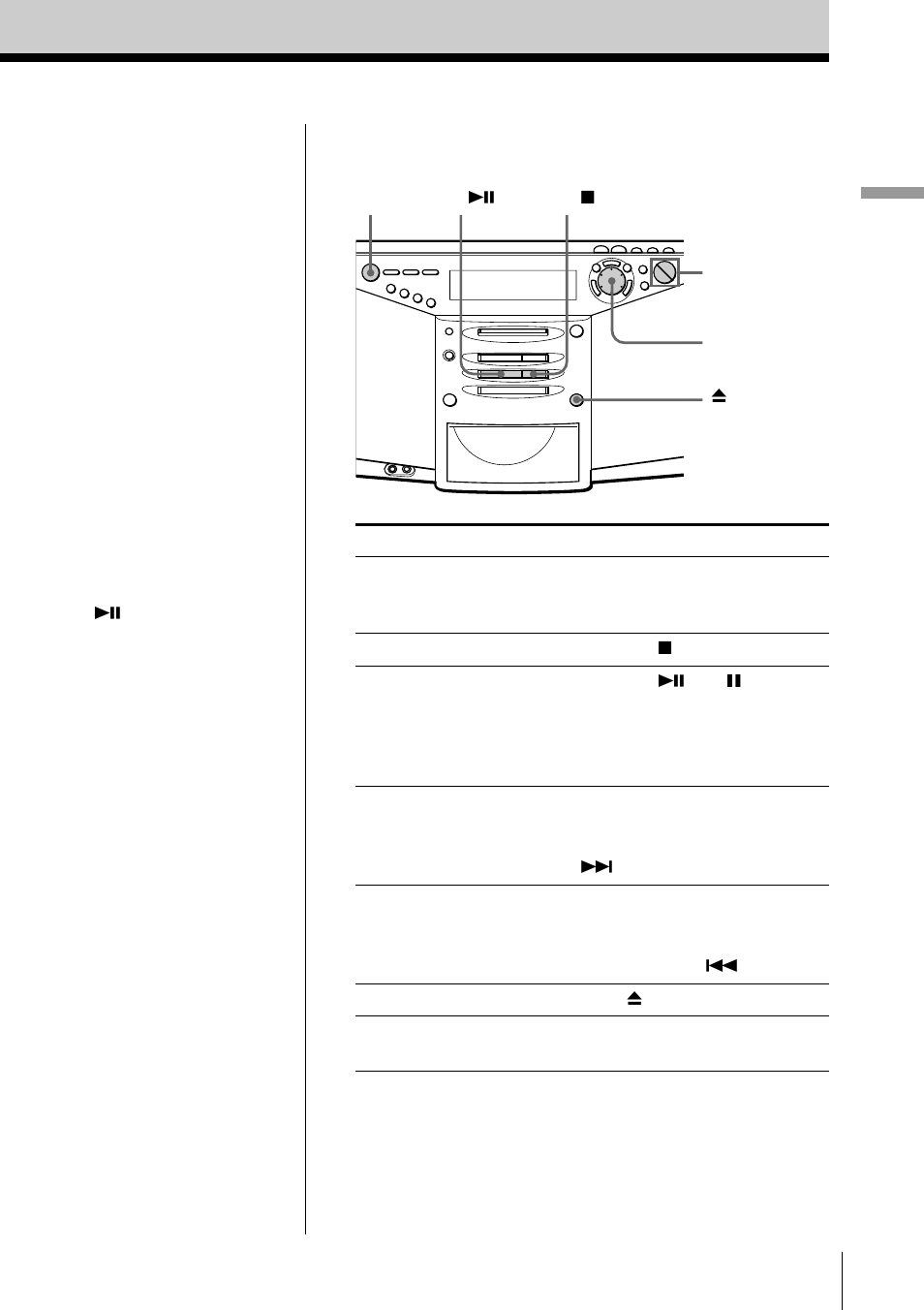Operaciones básicas 5 | Sony ZS-M7 User Manual | Page 71 / 126