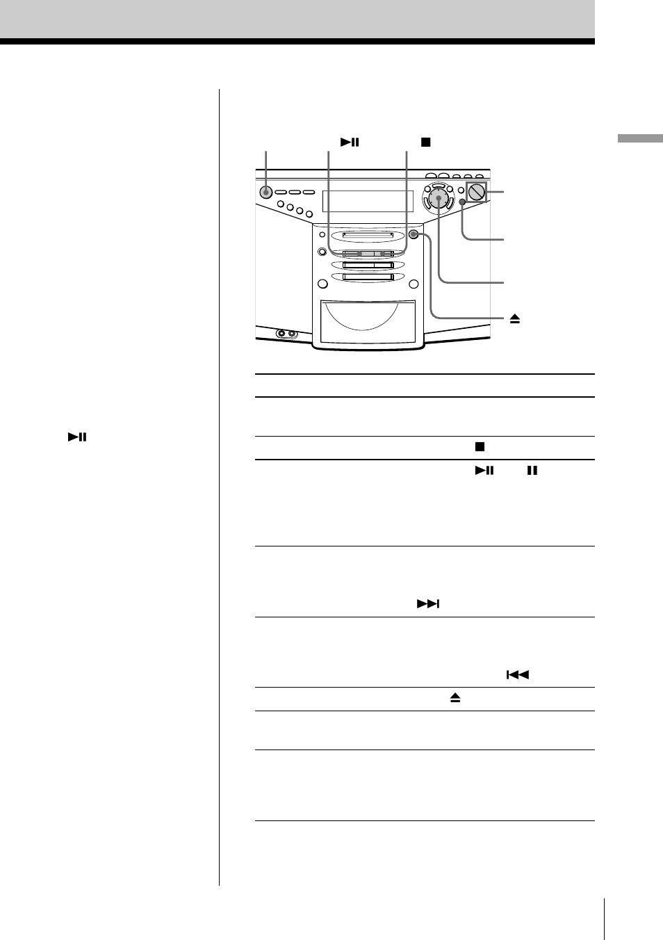 Operaciones básicas 9 | Sony ZS-M7 User Manual | Page 75 / 126