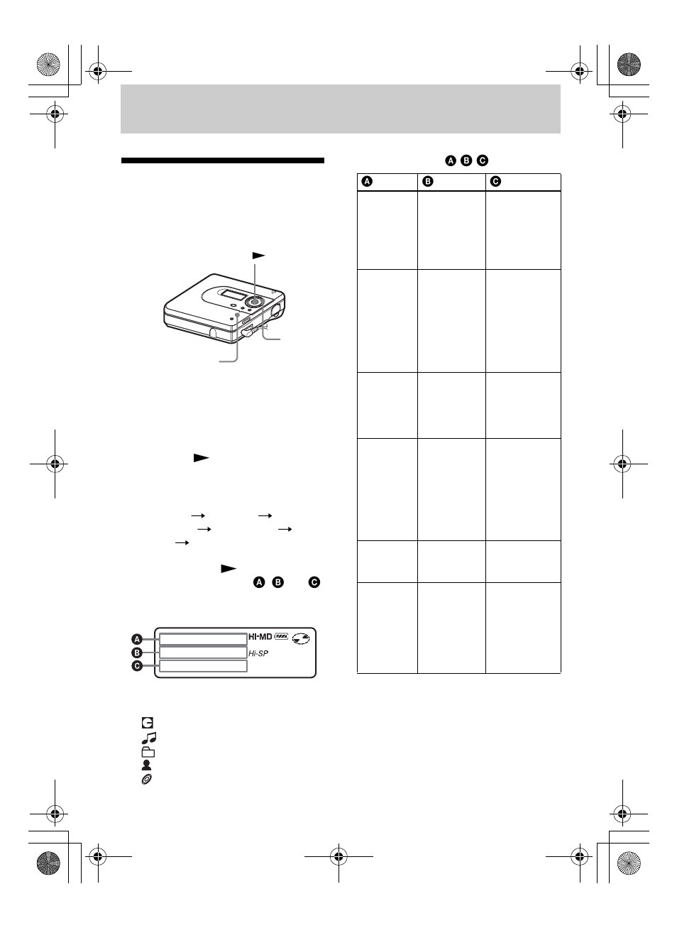 Various ways of playback, Viewing various information | Sony MZ-NH600D User Manual | Page 22 / 80