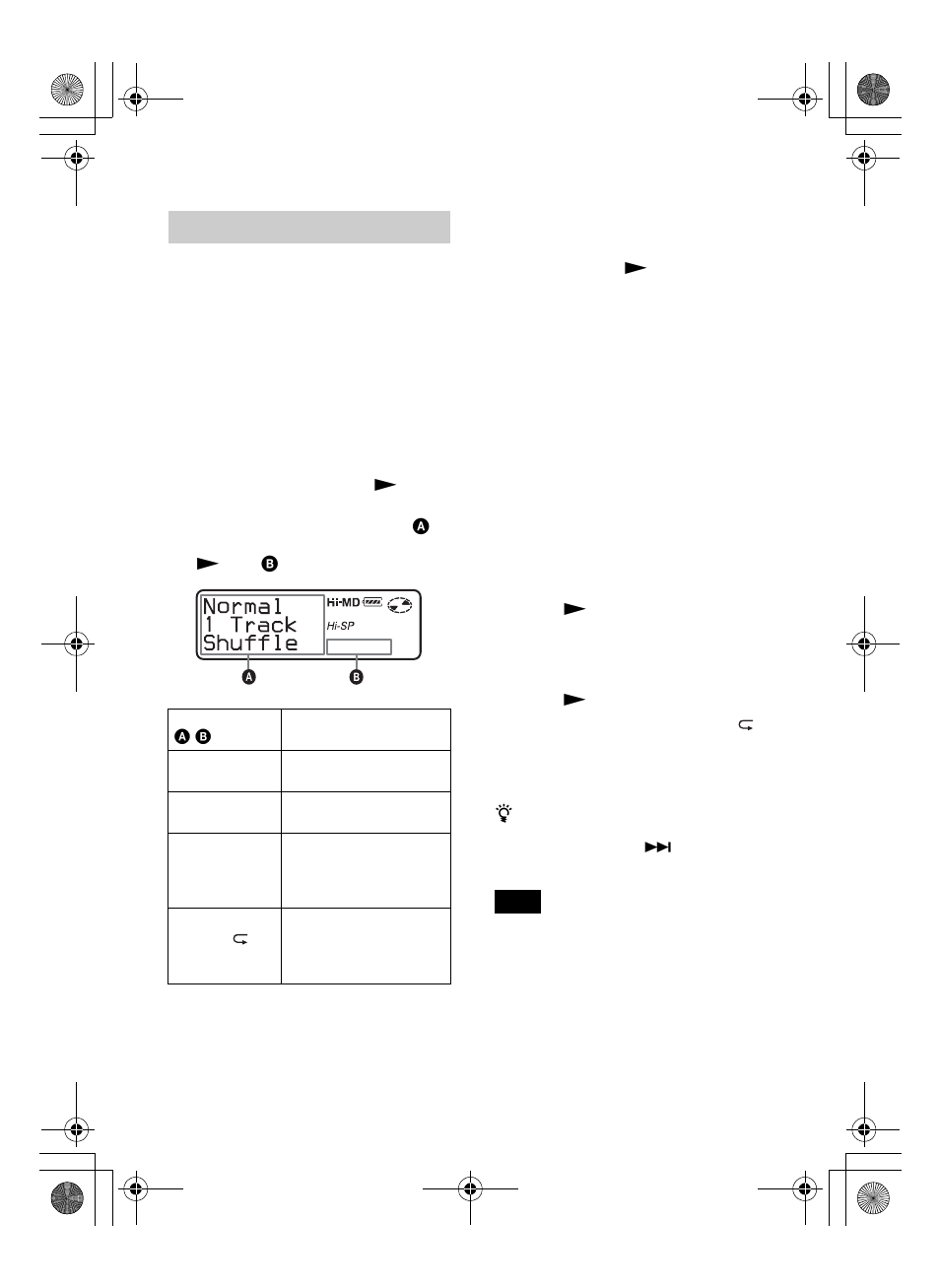 Sub play mode/repeat play | Sony MZ-NH600D User Manual | Page 26 / 80