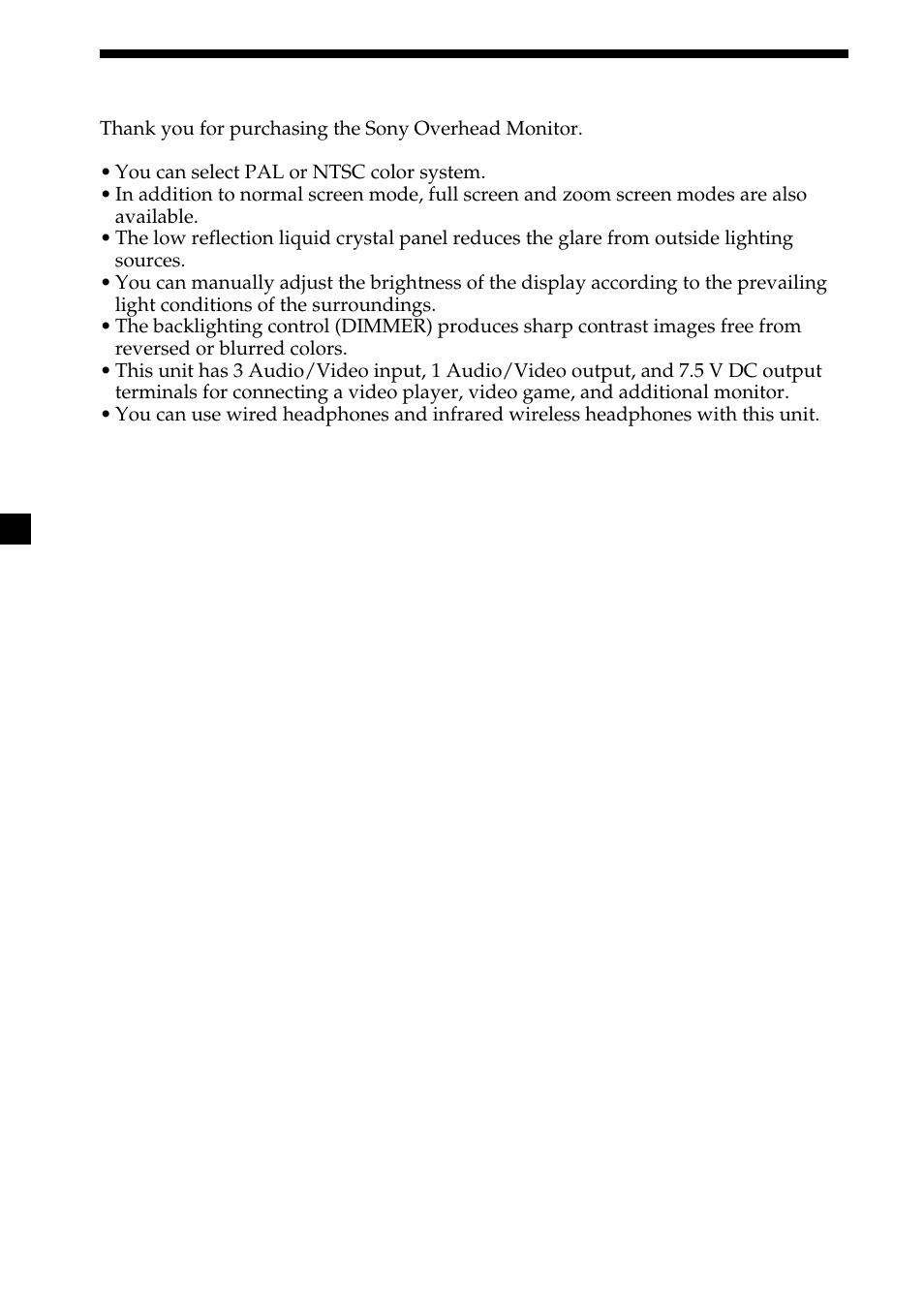 Welcome, 4welcome | Sony XVM-R75 User Manual | Page 4 / 64