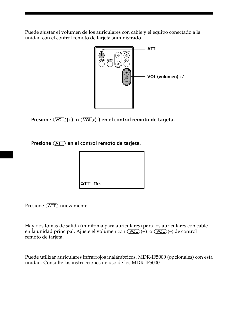 Ajuste del volumen, 14 ajuste del volumen | Sony XVM-R75 User Manual | Page 54 / 64