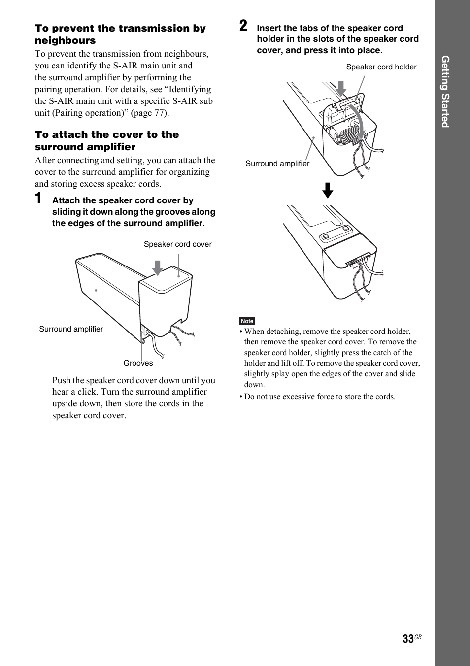 Sony 3-299-549-12(1) User Manual | Page 33 / 127
