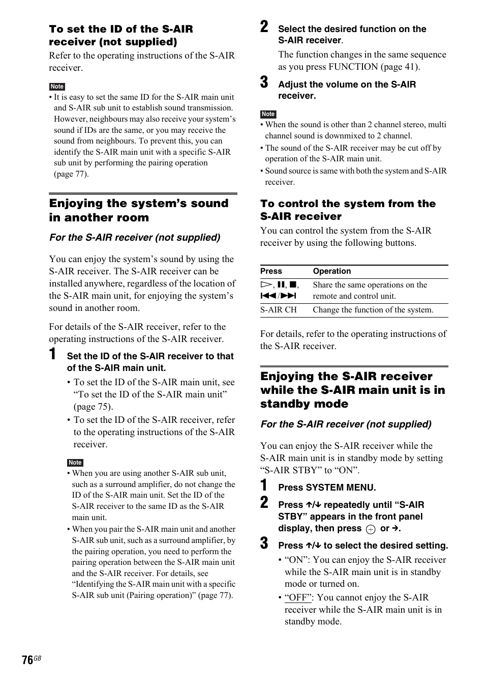 Sony 3-299-549-12(1) User Manual | Page 76 / 127