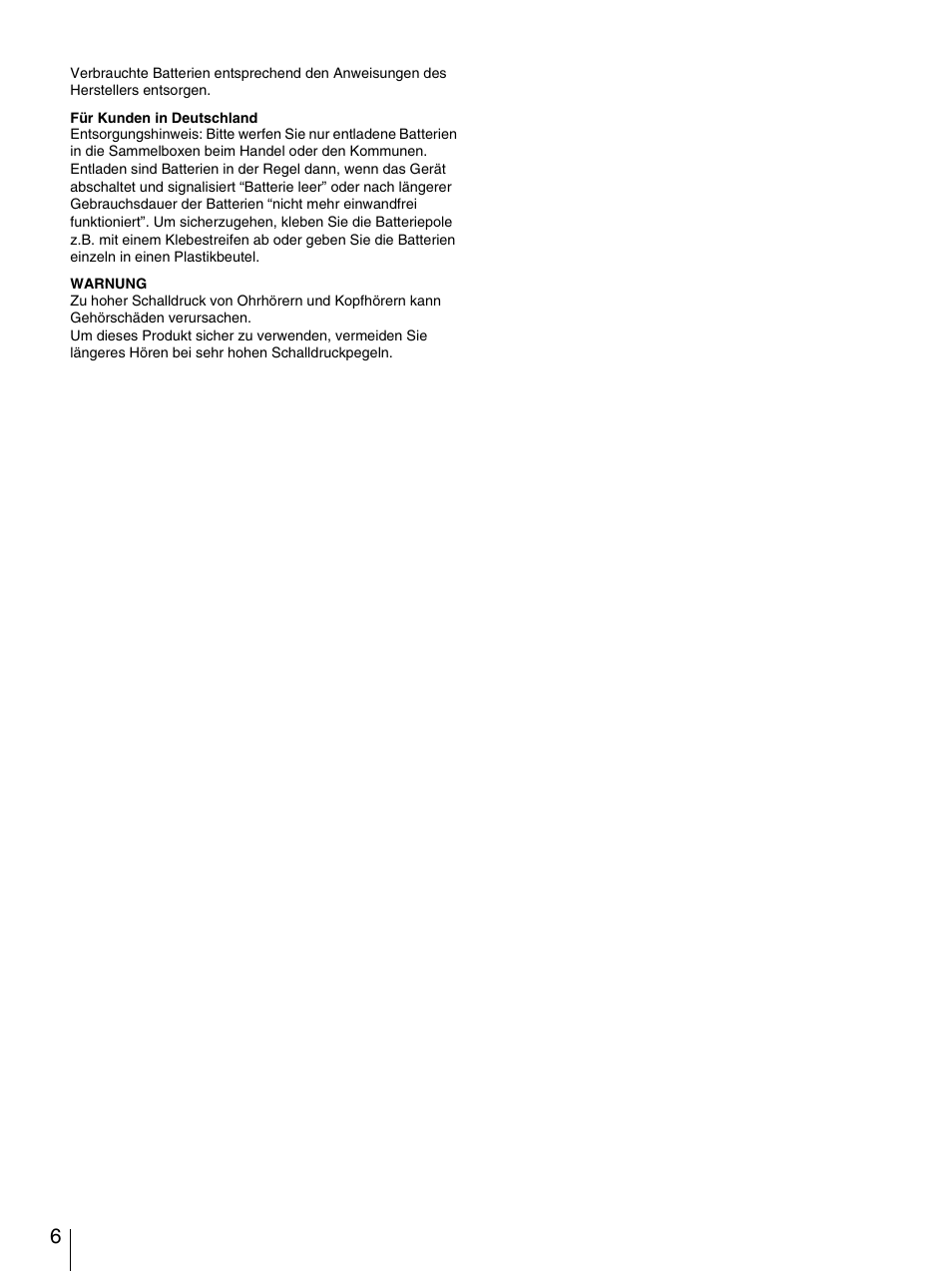 Sony 3-270-589-12 (1) User Manual | Page 6 / 135