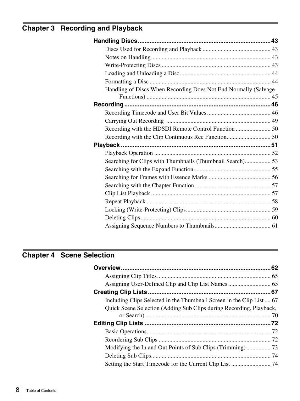 Sony 3-270-589-12 (1) User Manual | Page 8 / 135