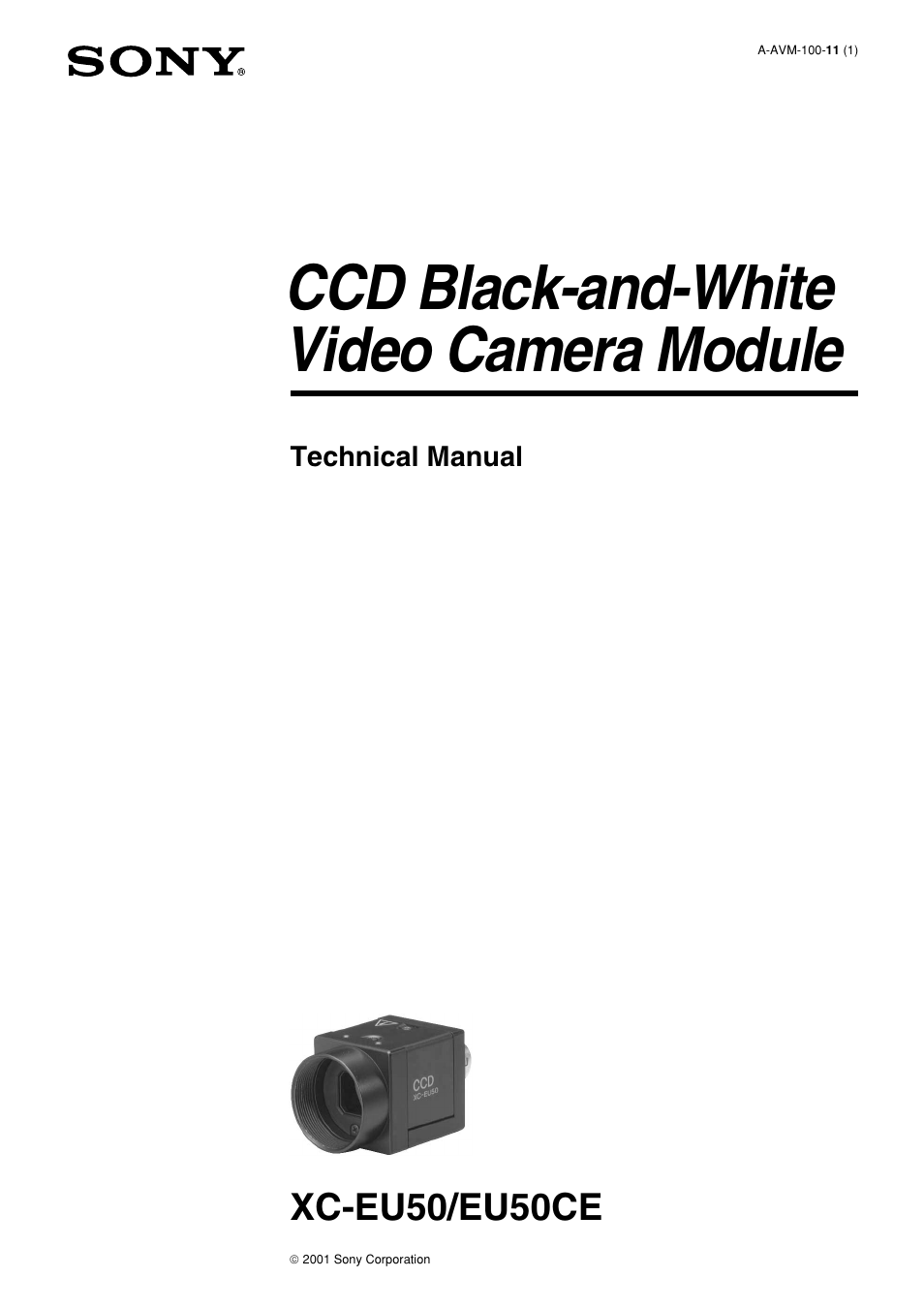 Sony XC-EU50 User Manual | 27 pages