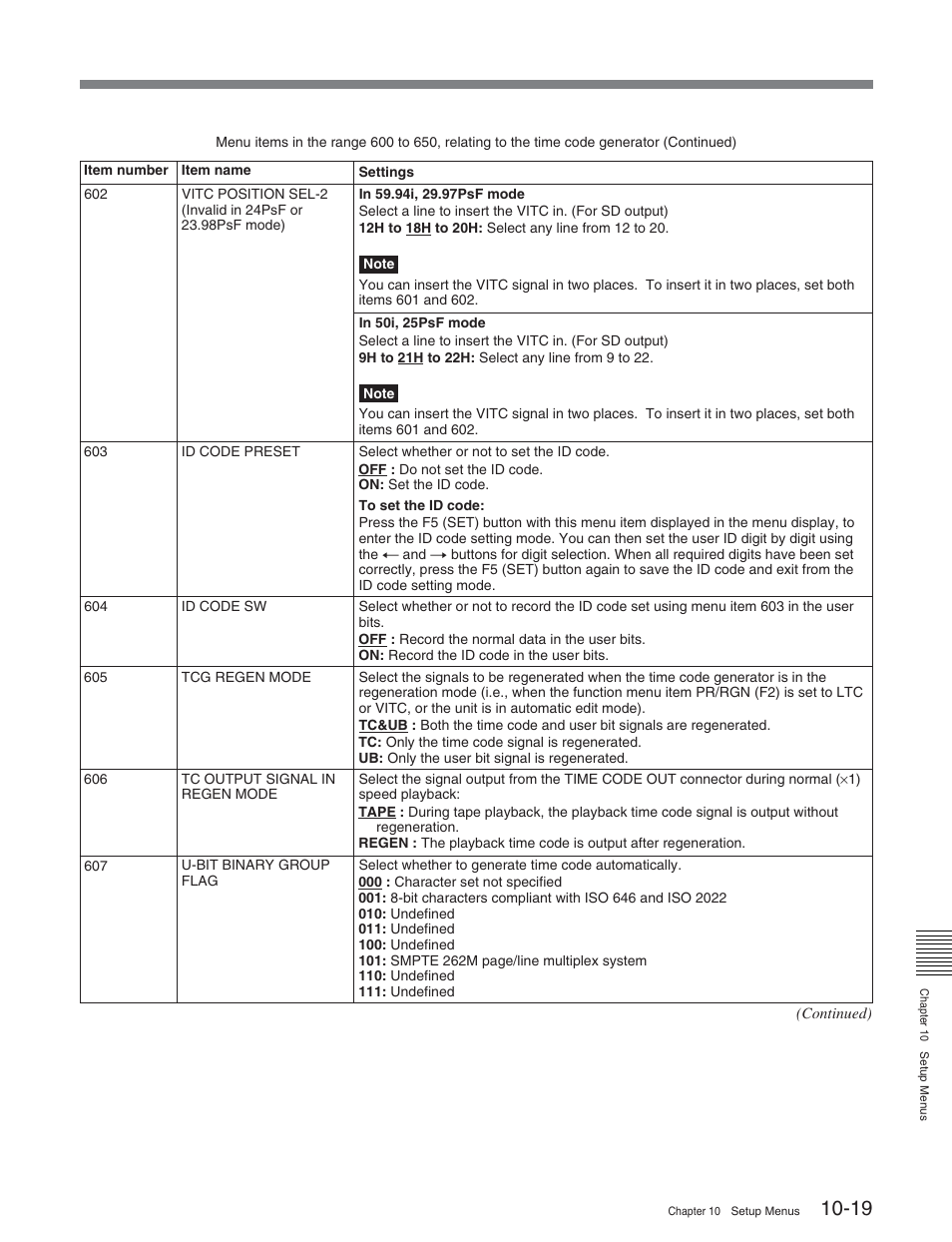 Sony HDW-D2000 User Manual | Page 116 / 147