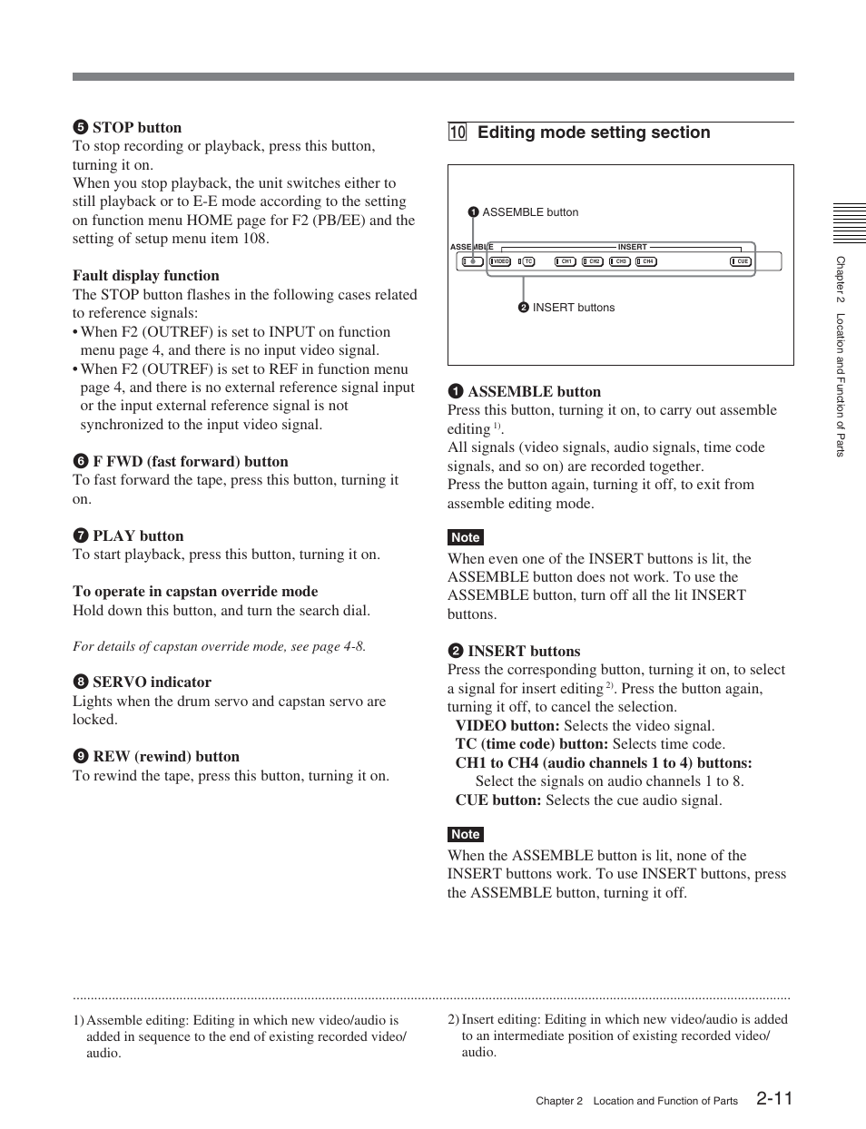 Sony HDW-D2000 User Manual | Page 18 / 147