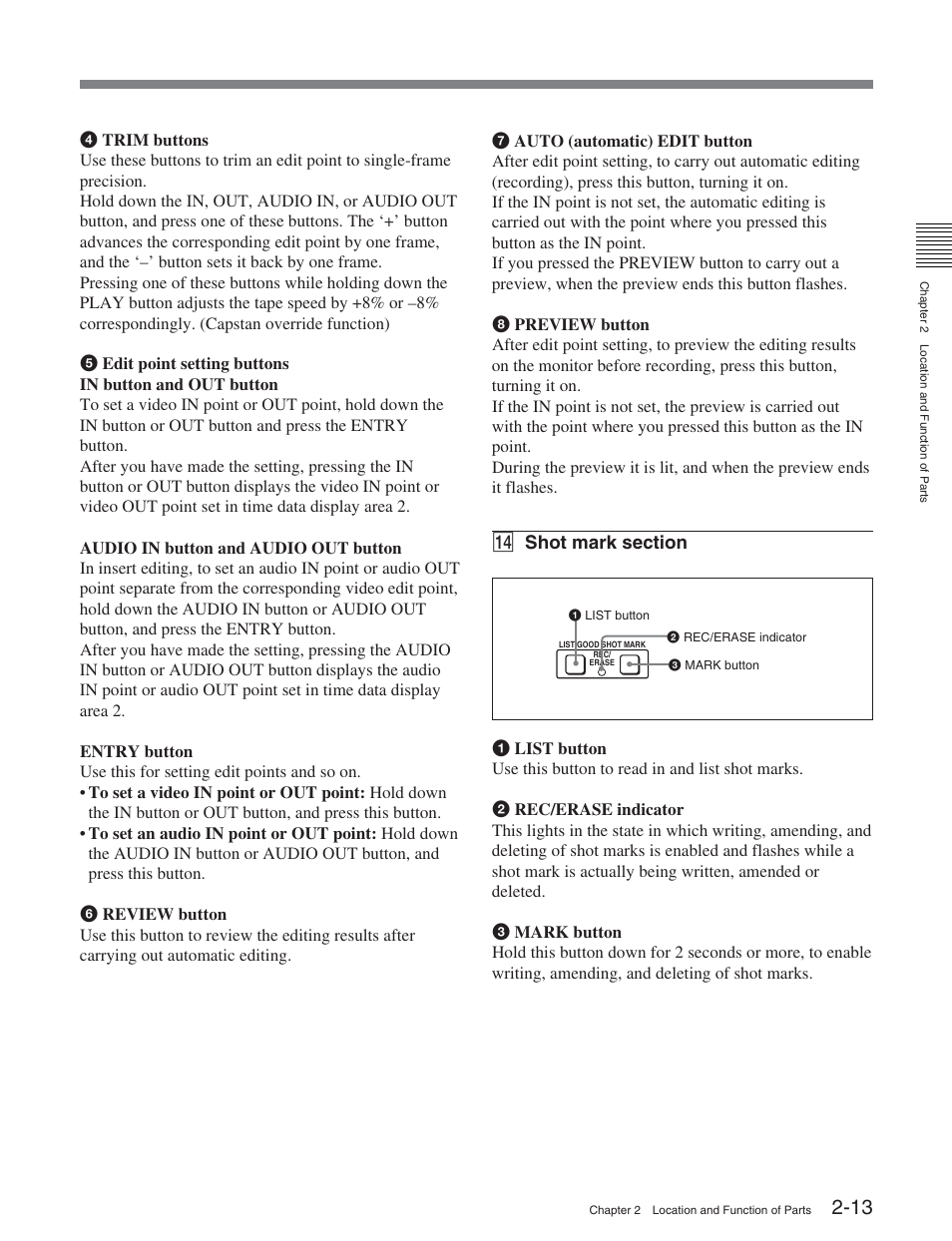 Sony HDW-D2000 User Manual | Page 20 / 147