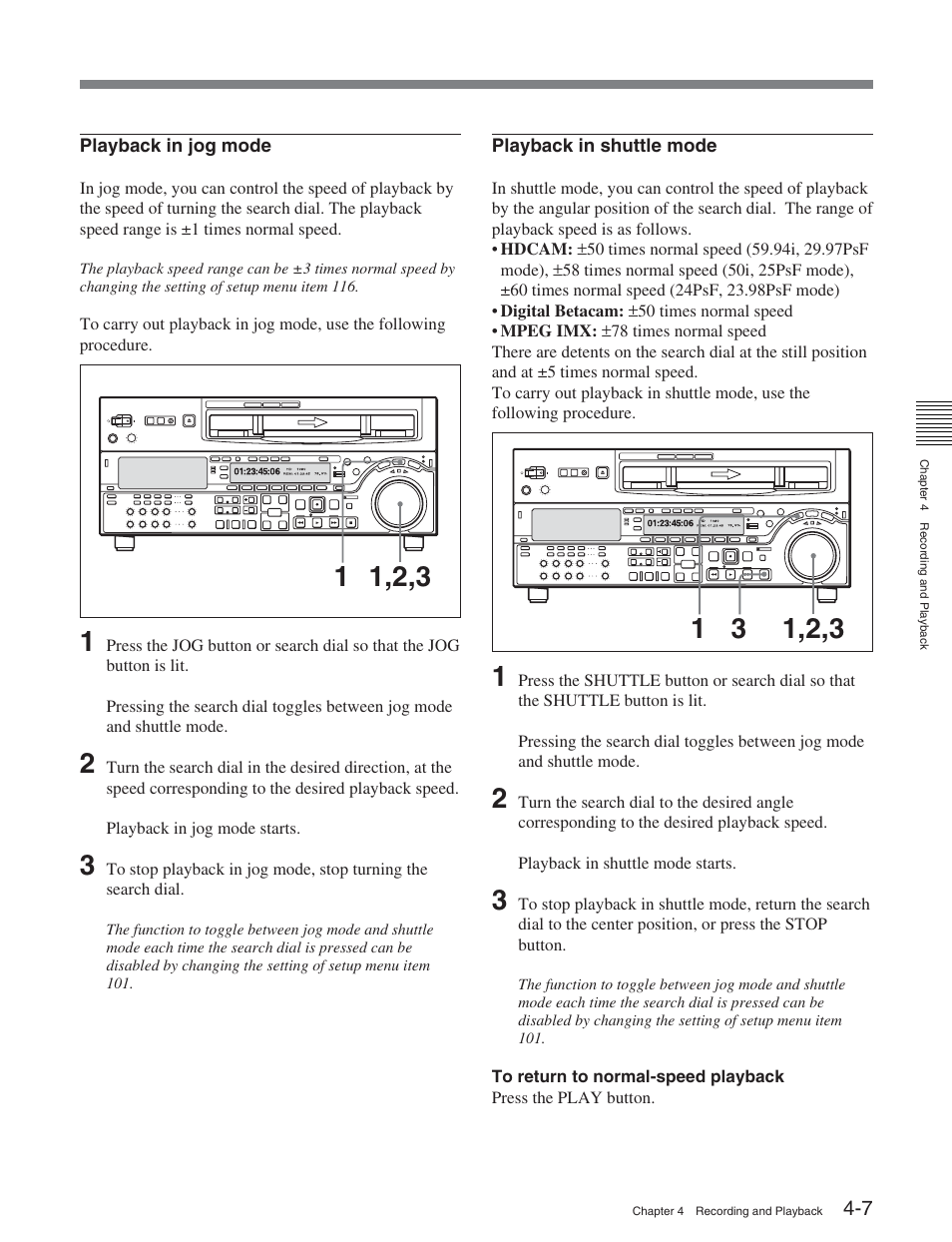 Sony HDW-D2000 User Manual | Page 44 / 147