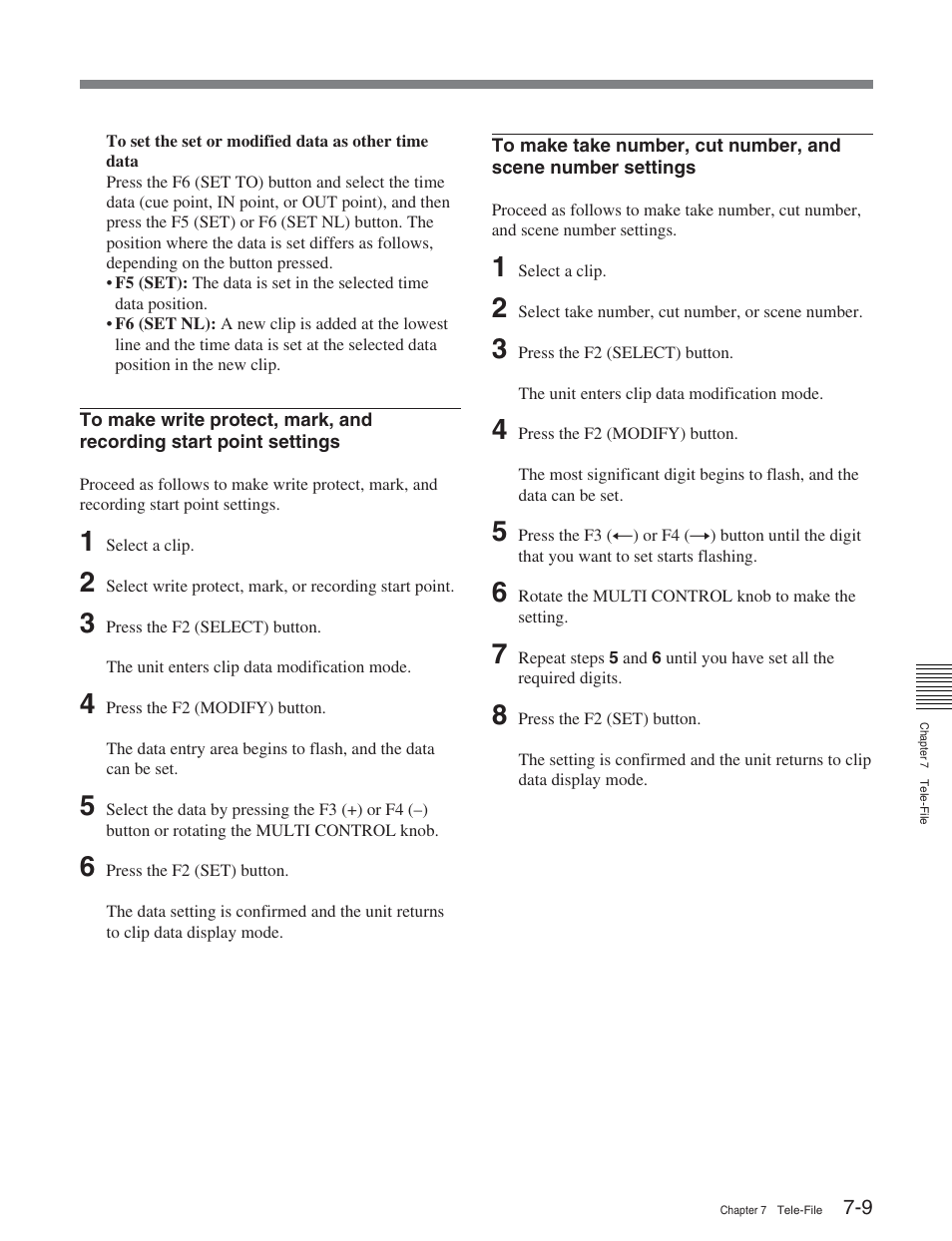 Sony HDW-D2000 User Manual | Page 81 / 147