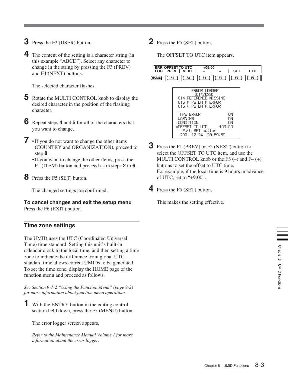 Sony HDW-D2000 User Manual | Page 87 / 147