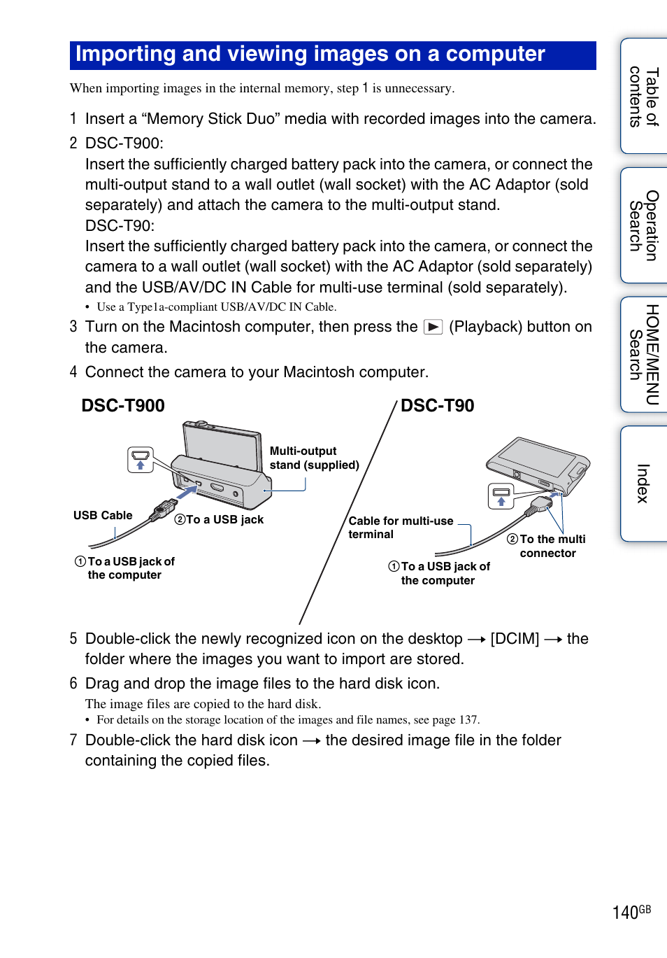 Importing and viewing images on a computer | Sony Cyber-shot 4-130-938-12(1) User Manual | Page 140 / 170