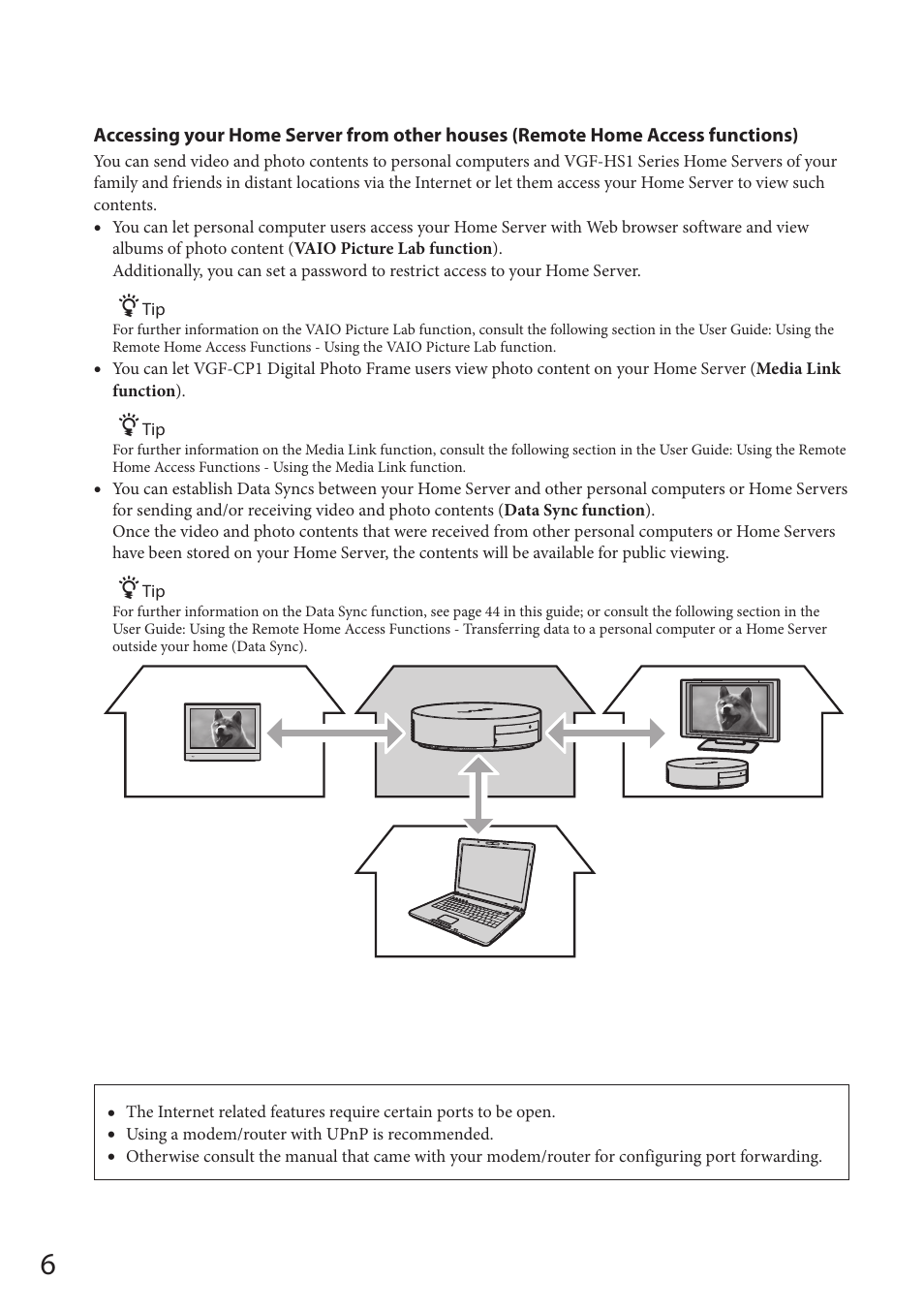 Sony VAIO VGF-HS1 User Manual | Page 6 / 48