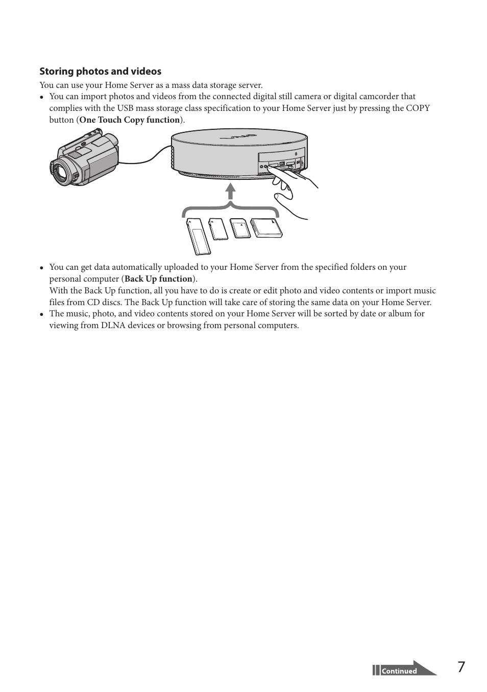 Sony VAIO VGF-HS1 User Manual | Page 7 / 48