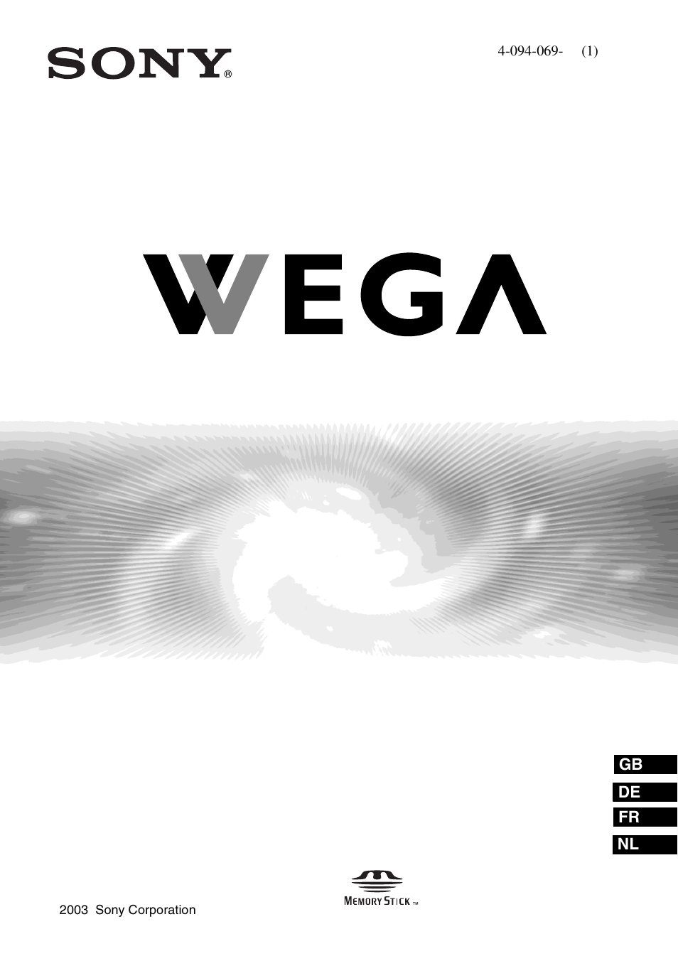Sony WEGA KLV-30MR1 User Manual | 304 pages