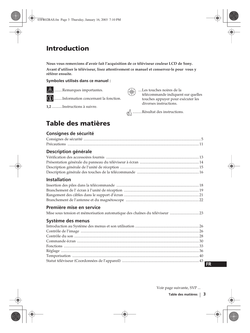 Sony WEGA KLV-30MR1 User Manual | Page 153 / 304