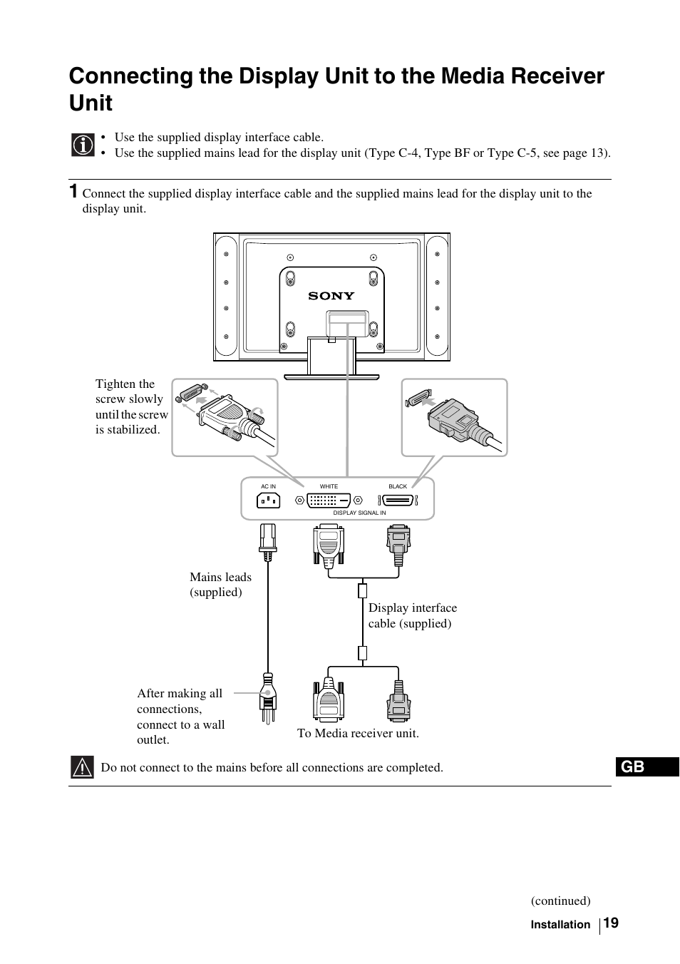 Sony WEGA KLV-30MR1 User Manual | Page 19 / 304