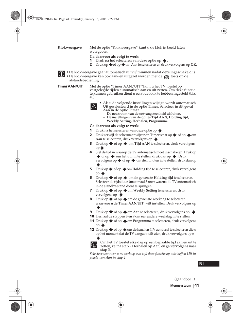 Sony WEGA KLV-30MR1 User Manual | Page 269 / 304