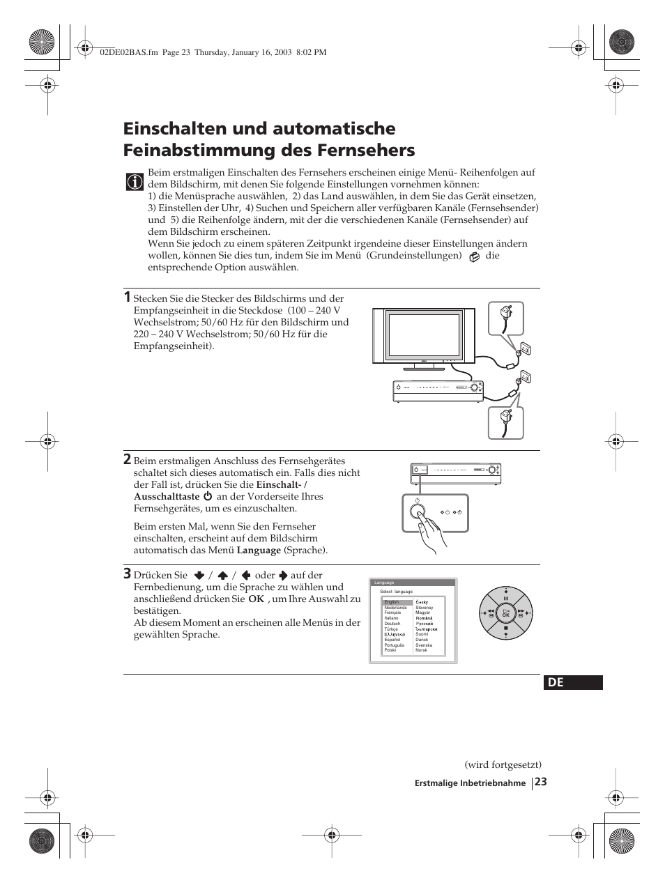 Sony WEGA KLV-30MR1 User Manual | Page 99 / 304