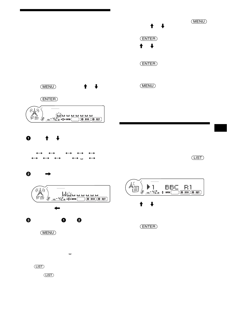 Storing station names, Station memo, Tuning in a station through a list | List-up, 15 storing station names | Sony CDX-CA900X User Manual | Page 15 / 84