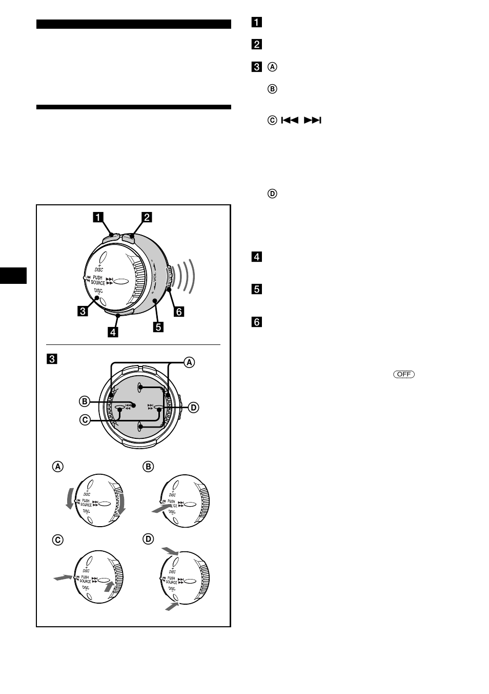Other functions, Using the rotary commander, Ab d c | Ad b c | Sony CDX-CA900X User Manual | Page 16 / 84